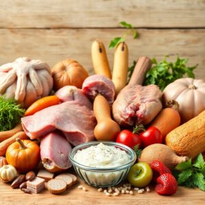 Imagem Destacada de Proteínas na Alimentação